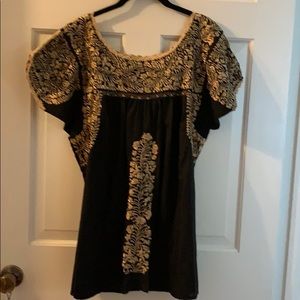 Oaxacan,San Antonino tunic top like mi golondrina